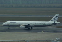 SX-DGA @ LOWW - Aegean Airlines Airbus A321 - by Thomas Ranner