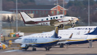 G-DLAL @ BHX - Taking off from runway 15, Birmingham - by Neil Lanwarne