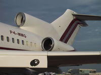 P4-MMG @ EGMC - On the main apron in for routine maintenance. Tail detail - by Alan Pratt