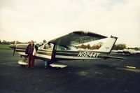 N3244T @ 1N9 - Heading out for another burger - by John A. Millington