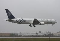 EI-DBP @ MIA - Alitalia Sky Team 767 - by Florida Metal