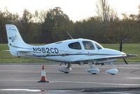 N982CD @ EGBE - Parked on the apron - by Alex Butler-Bates