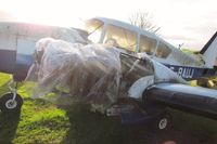 G-BAUJ @ EGTC - Now moved to the top of the airfield, lying derelict. - by Alex Butler-Bates