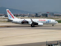 EC-JNF @ LEBL - Taxi to the runway of Barcelona Airport - by Willem Goebel