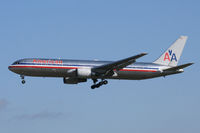 N366AA @ DFW - American Airlines landing at DFW Airport - by Zane Adams