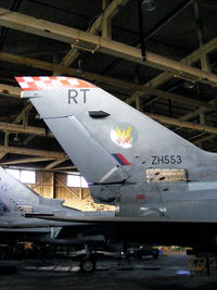ZH553 @ EGOS - inside the Aircraft Maintenance & Storage Unit hangar - by Chris Hall
