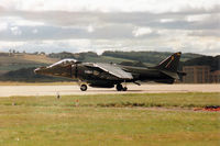 ZD378 @ EGQL - Harrier GR.7 of 20(Reserve) Squadron at RAF Wittering preparing for take-off at the 1994 RAF Leuchars Airshow. - by Peter Nicholson
