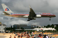 N641AA @ SXM - Over Maho Beach - by Wolfgang Zilske