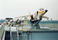 141783 - Grumman F11F-1 Tiger S/N 141783 at the Intrepid Sea-Air-Space Museum, New York City, NY - circa early 1990's - by scotch-canadian