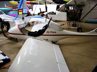 G-CFAP @ EGBK - inside the Flylight Airsports hangar - by Chris Hall