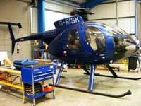G-RISK @ EGBK - SkyTech Helicopters - by Chris Hall