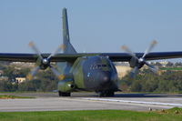 50 72 @ LMML - Transall C160Z 50-72 of German Air Force seen here lining up RW05 prior to departure to Tripoli. - by raymond