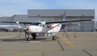 N848FE @ CLE - N848FE seen tied down near the FedEx Cargo Facility. - by aeroplanepics0112