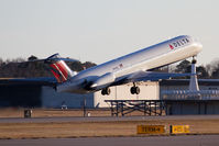N919DL @ ORF - Delta Air Lines N919DL (FLT DAL2123) departing RWY 23 en route to Hartsfield-Jackson Atlanta Int'l (KATL). - by Dean Heald