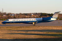 N14570 @ ORF - United Express (ExpressJet Airlines) N14570 (FLT ASQ4401) taxiing to RWY 23 on taxiway Charlie for departure to Newark Liberty Int'l (KEWR). - by Dean Heald