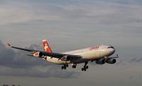 HB-JMJ @ KMIA - Airbus A340-300