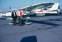 N2059Y @ PDX - My father purchased this plane in the 1960's and our family used it to fly to many family vacations when I was a child. In the picture is my father, Richard Larson and my grandfather Lafe Potter. My father died in 1967 at the age of 40. - by Geri Johnson