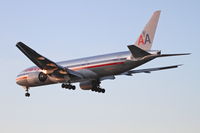 N789AN @ KORD - American Airlines N789AN Boeing 777-223 RWY 28 approach KORD. - by Mark Kalfas