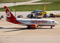 D-AHIA @ EDDS - ex-Hamburg International, in Air Berlin colours, but the intermediate TUIfly livery is still visible on the powerplant. - by georgedylan