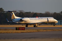 N11187 @ ORF - United Express (ExpressJet Airlines) N11187 (FLT ASQ5868) departing RWY 23 en route to Chicago O'Hare Int'l (KORD). - by Dean Heald
