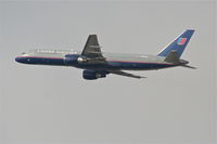 N590UA @ KLAX - United Airlines Boeing 757-222, N590UA departing RWY 25R LAX. - by Mark Kalfas