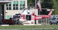 N141FA @ FUL - Parked waiting for call out - by Helicopterfriend