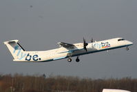 G-JECP @ EGCC - flybe - by Chris Hall