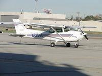 N9964L @ FUL - Parked and tied down - by Helicopterfriend