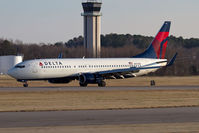 N3730B @ ORF - Delta Air Lines N3730B (FLT DAL8770) rolling out on RWY 5 after arrival from Hartsfield-Jackson Atlanta Int'l (KATL). - by Dean Heald