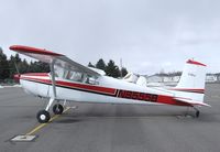 N8555B @ KRXE - Cessna 172 (taildragger) at Rexburg-Madison County airport, Rexburg ID - by Ingo Warnecke