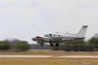N8567Y @ X07 - Gear coming up just after lifting off at Lake Wales, FL - by Dave G
