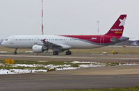 M-ABEE @ EGSH - Sat on stand 8 after spray into Nordwind Airlines livery. - by Matt Varley