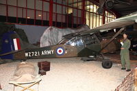 WZ721 - Auster AOP9, c/n: B5/10/45 at Army Flying Museum at Middle Wallop - by Terry Fletcher