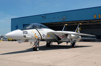 160386 @ KNXX - A/C has been restored displaying the markings of Fighting Sqdn 84 (VF-84, The Jolly Rogers) from NAS Oceana. It was restored by the Delaware Valley Historical Aircraft Assn, NAS Willow Grove (KNXX), PA.  It was displayed at KNXX until September,2011, as w - by Thomas P. McManus