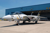160386 @ KNXX - A/C has been restored displaying the markings of Fighting Sqdn 84 (VF-84, The Jolly Rogers) from NAS Oceana. It was restored by the Delaware Valley Historical Aircraft Assn, NAS Willow Grove (KNXX), PA.  It was displayed at KNXX until September,2011, as w