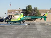 N954LA @ POC - Parked on LA Co Air Ops helipad 3 prior to taking off - by Helicopterfriend