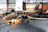 G-HMJB @ EGNH - inside the Blackpool Air Centre hangar - by Chris Hall