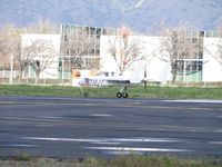N718JT @ POC - Gaining speed for lift off - by Helicopterfriend