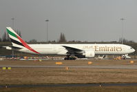 A6-EBA @ EGBB - Emirates 2005 Boeing 777-31H(ER), c/n: 32706 - by Terry Fletcher