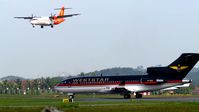 VP-BDJ @ SZB - Weststar Boeing 727-23 and Firefly ATR 72-500 9M-FYL - by tukun59@AbahAtok