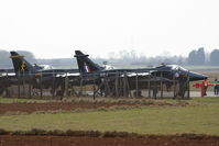 XZ358 @ EGYD - DCAE Jaguar's at RAF Cranwell - by Chris Hall