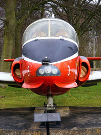 XW353 @ EGYD - RAF Cranwell gate guard - by Chris Hall