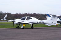 G-CEZG @ EGNE - Diamond Aircraft UK Ltd - by Chris Hall