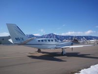 N5CE @ KBDU - New paint job. Flatirons in the background. - by James