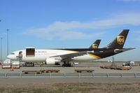 N129UP @ DFW - On the UPS ramp at DFW Airport - by Zane Adams