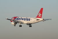 HB-IHY @ EBBR - Flight LX786 is descending to RWY 25L - by Daniel Vanderauwera