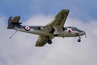 WV908 @ EGYK - Everything down including the arrester hook! - by glider