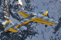 HB-MDS @ LSGS - Yak-55M over Swiss Alps - by Philippe Rey