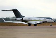 9H-AFR @ EGGW - 2007 Bombardier BD-700-1A11 Global 5000, c/n: 9249 at Luton - by Terry Fletcher