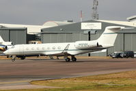 N221DG @ EGGW - 2003 Gulfstream Aerospace GV-SP (G550), c/n: 5020 taxying in at Luton - by Terry Fletcher